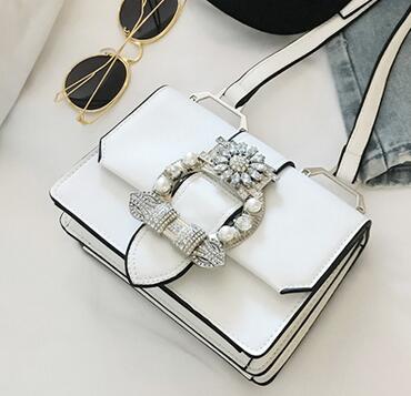 Bolsos famosos de diseñador de moda para mujer Bolsos de diseñador con cierre de diamantes Bolsos de mano de piel sintética de calidad para mujer Bolsos de hombro elegantes para mujer