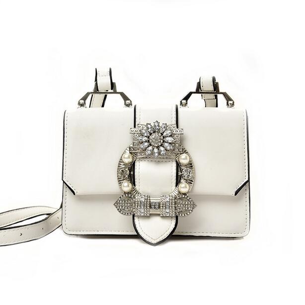 Bolsos famosos de diseñador de moda para mujer Bolsos de diseñador con cierre de diamantes Bolsos de mano de piel sintética de calidad para mujer Bolsos de hombro elegantes para mujer