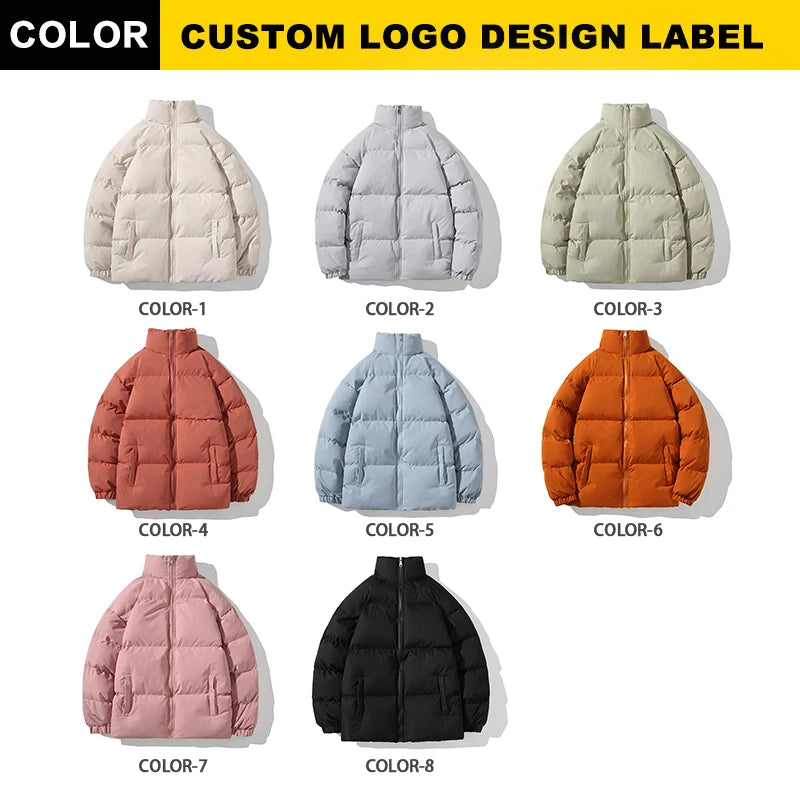 Wholesale High Quality Thick Warm Winter Jacket For Men Casual Padded Coats Men's Puffer Jacket